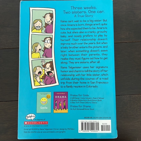 Tween graphic novel bundle Smile, Positively Izzy, Sisters, Real Friends, Drama - Picture 5 of 8